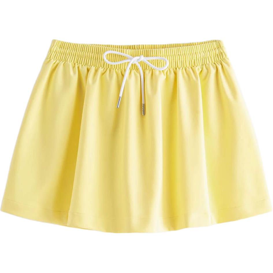 

Abercrombie＆Fitch Повседневная короткая юбка для женщин, желтые