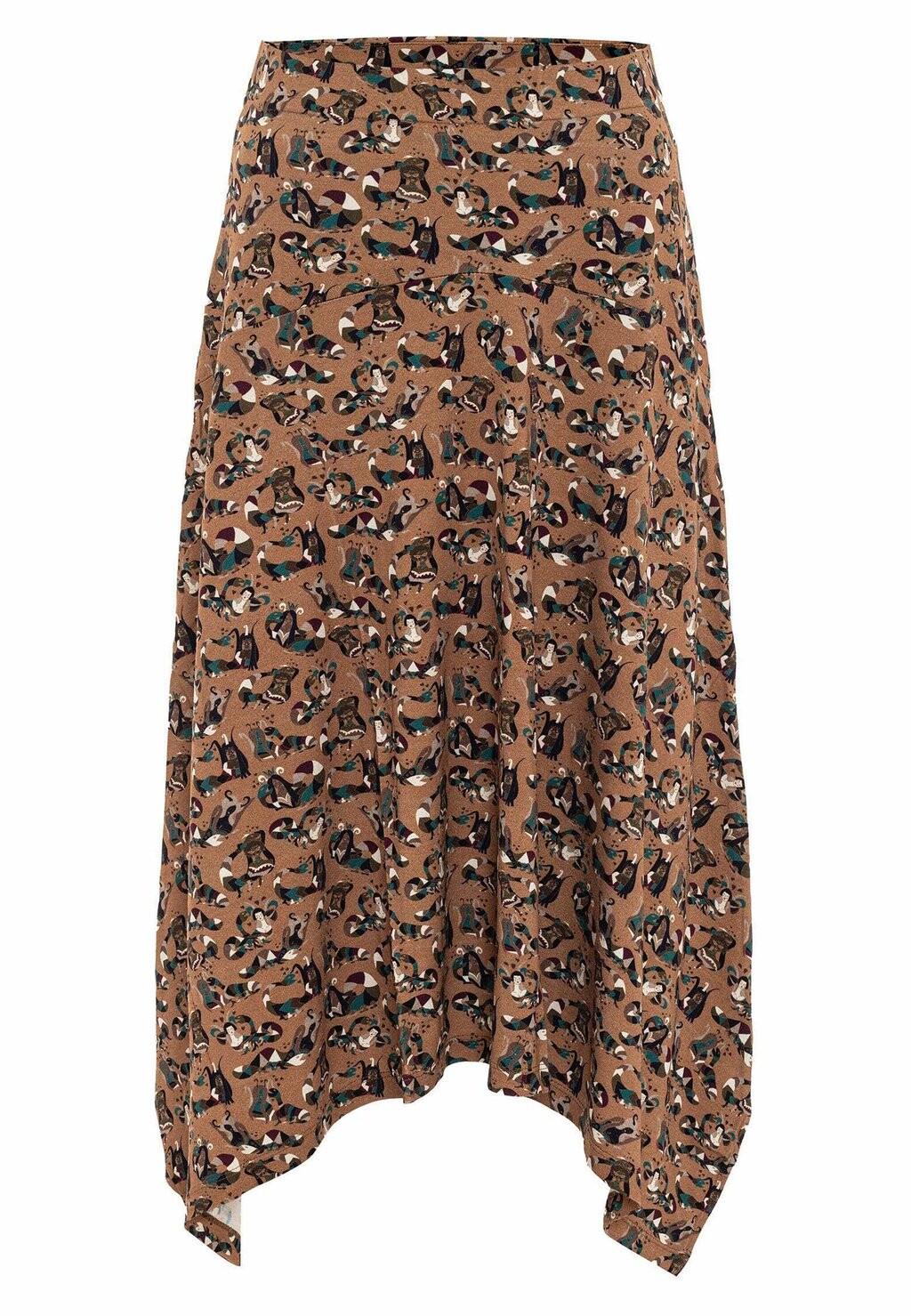 

Юбка А-силуэта ALLOVER PRINT anou anou, светло-розовый
