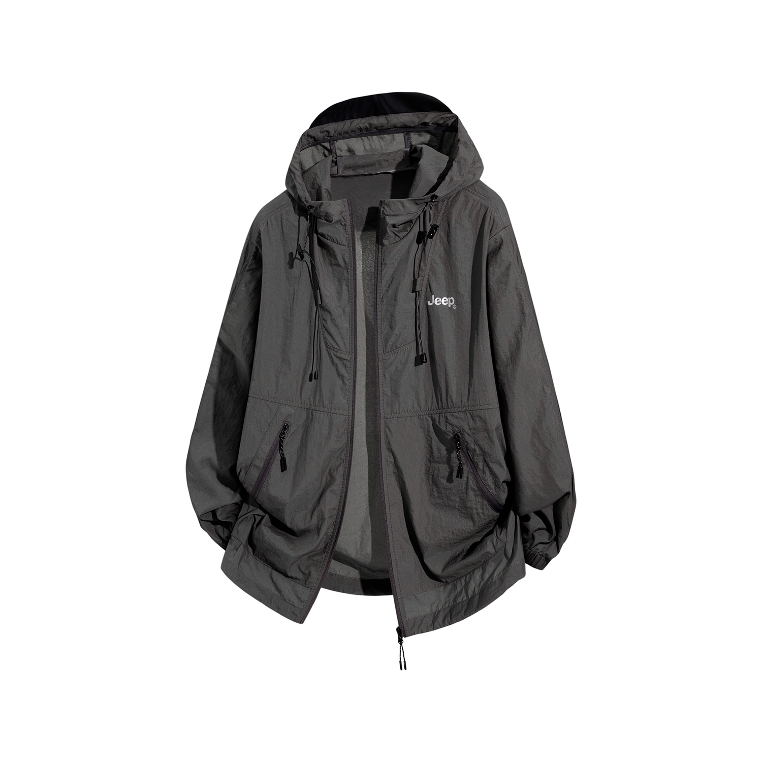 

Суперлегкая, дышащая, быстросохнущая, пылеотталкивающая, waterproof, защищающая от насекомых, антистатичная, ветрозащитная Jeep, medium серый