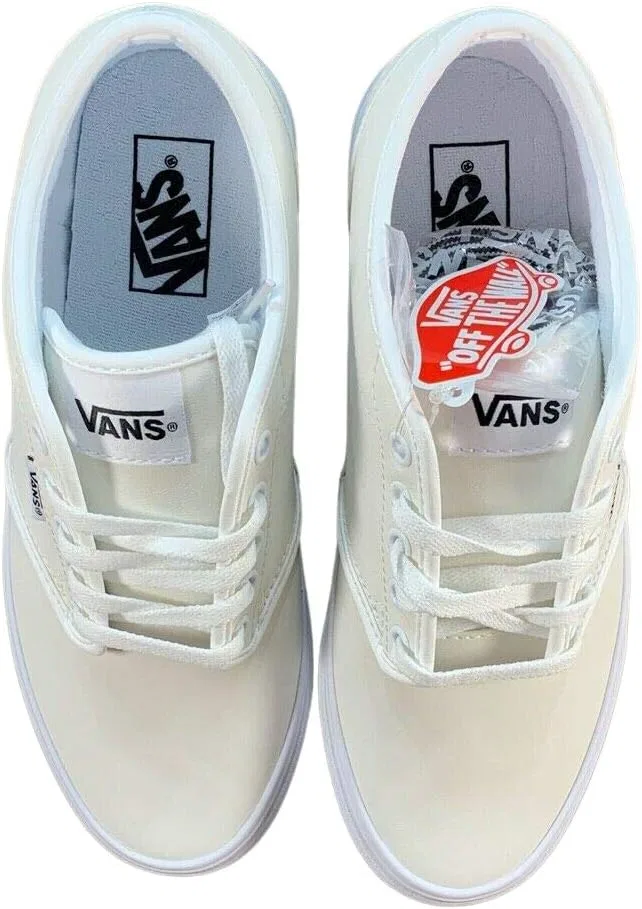 Кроссовки Vans Atwood (кожа) Truewht/Truewht белого цвета, мужские — фото 2