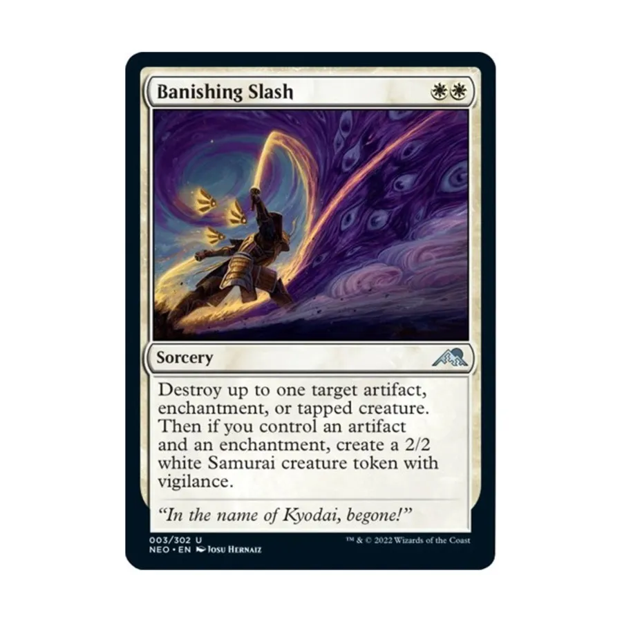 

CCG Изгоняющий удар (U), MTG - Kamigawa : Neon Dynasty