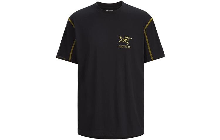 Футболка Arc'teryx Copal SS Bird черная/ультрафиолетовая Arcteryx, цвет Ultra Violet — фото 2