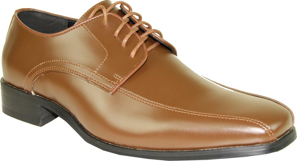 

Мужские туфли VANGELO TUX-5 с квадратным носком для свадьбы, школьной формы и официальных мероприятий, седельно-коричневый