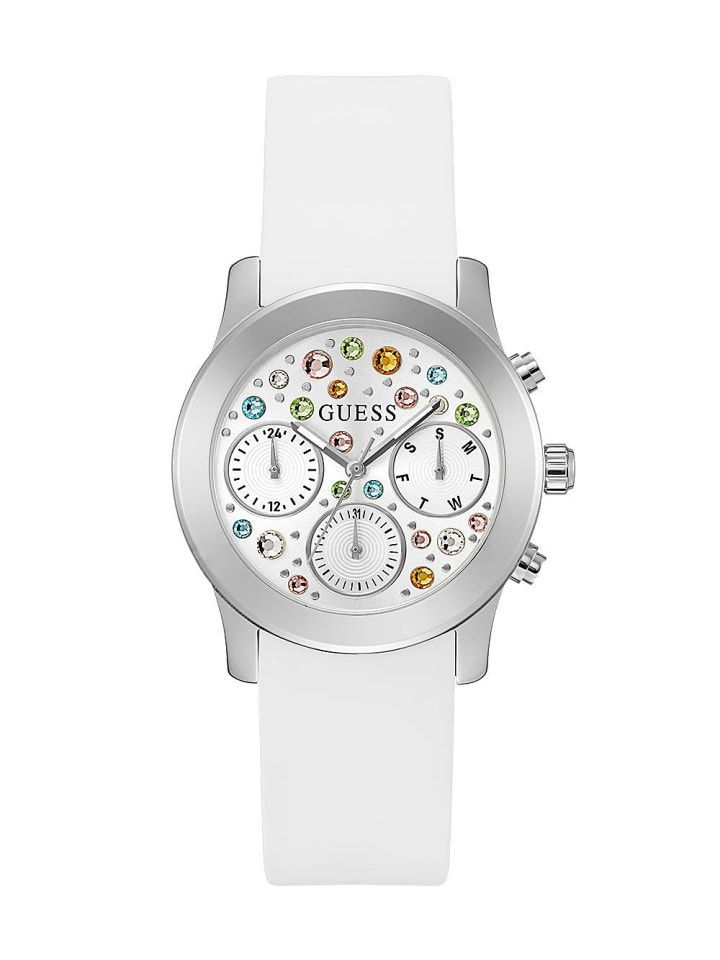 

Guess Аналоговые женские часы белого цвета