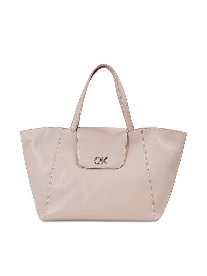 

Сумка шоппер Re-Lock Shopper W/Flap Calvin Klein, серый