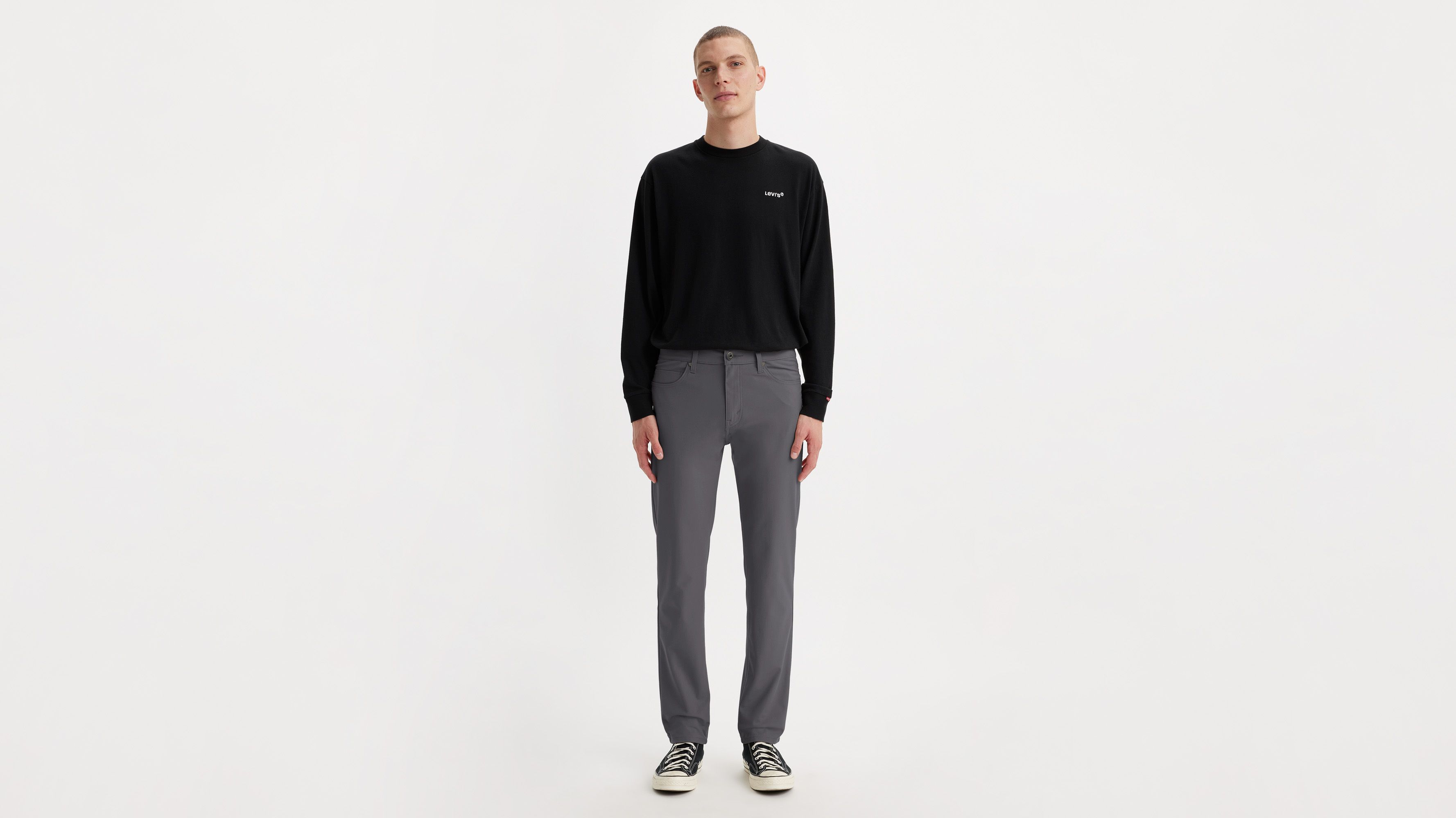 

511 Узкие технологичные мужские брюки Levi's, цвет Charred Grey - Stretch