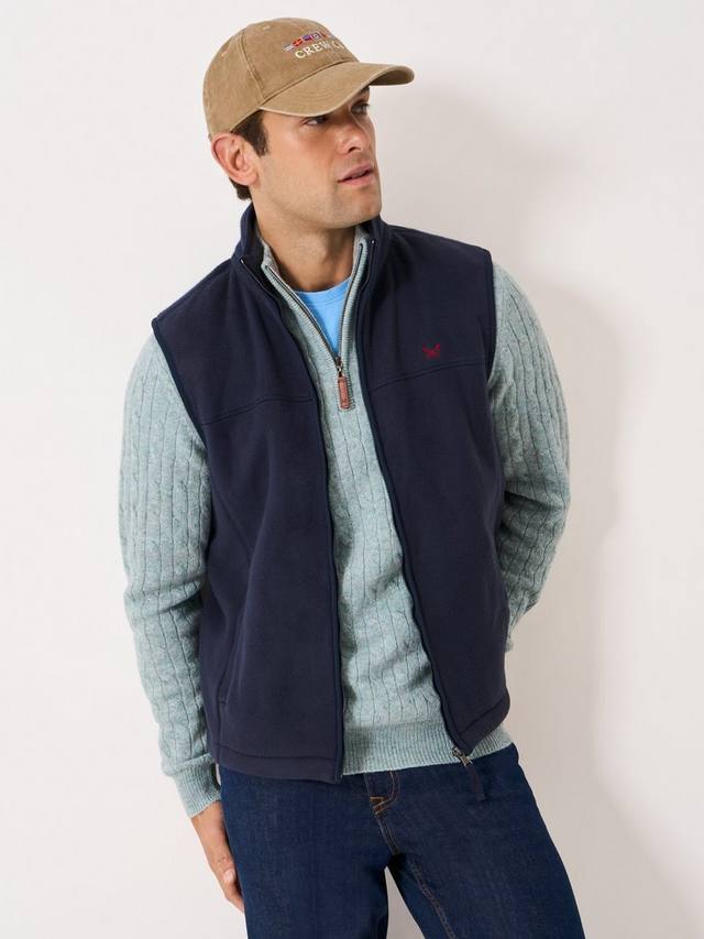 

Флисовая безрукавка Aldringham Crew Clothing, Navy Blue