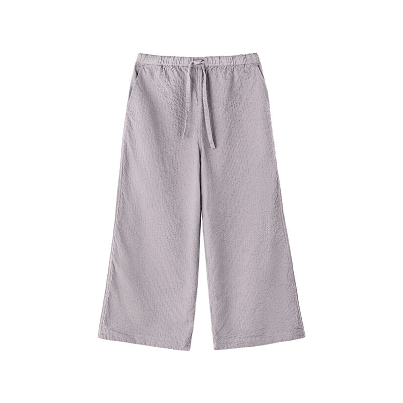 

Брюки Muji Idee с вышивкой, розовый