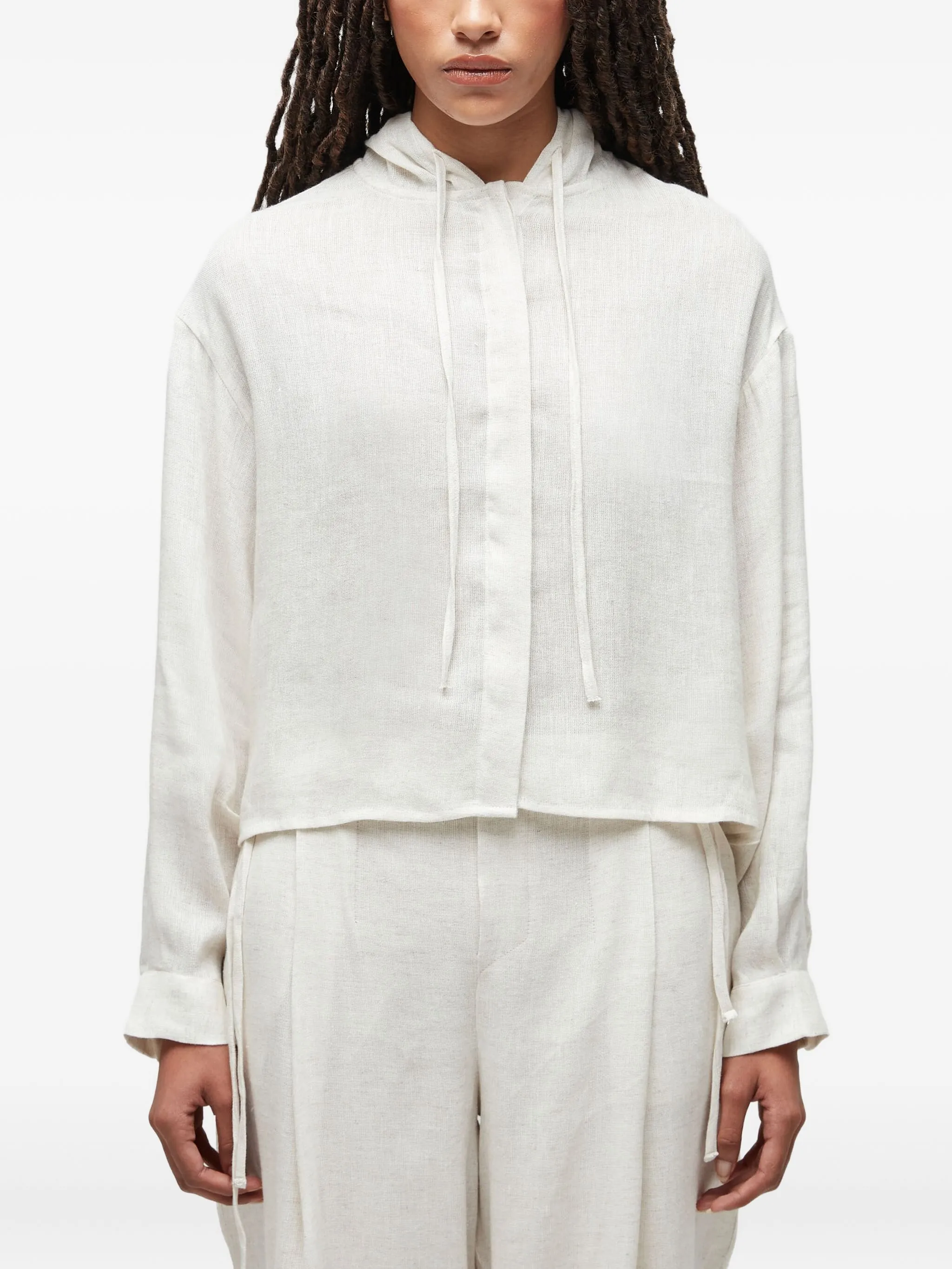 

Рубашка с капюшоном Osklen, белый