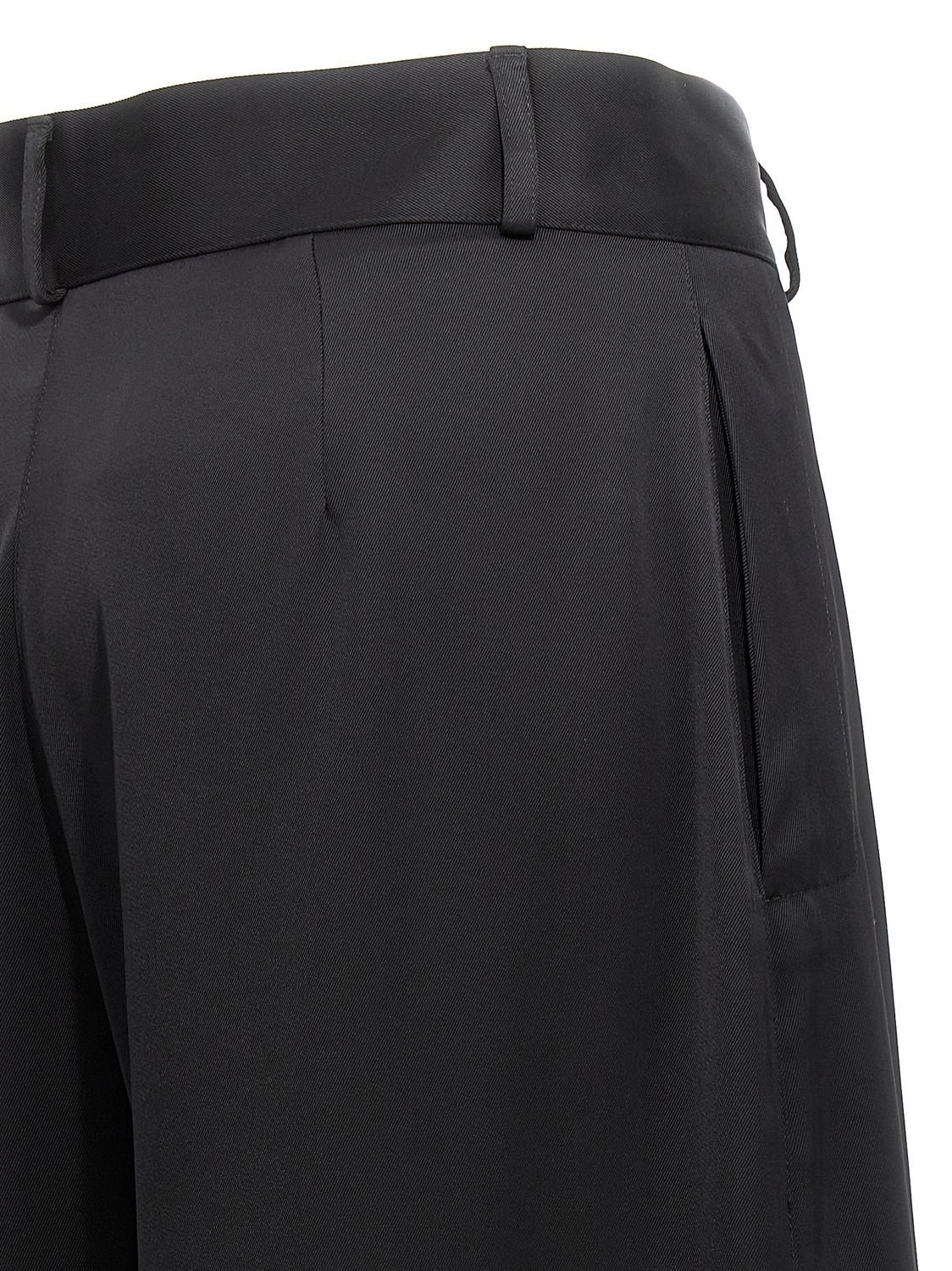 Брюки свободного кроя JIL SANDER, черный — фото 4