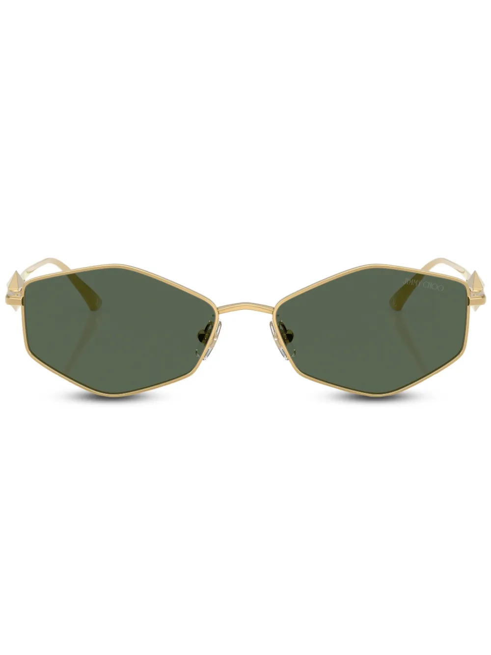 

Солнцезащитные очки с логотипом Jimmy Choo Eyewear, золотой
