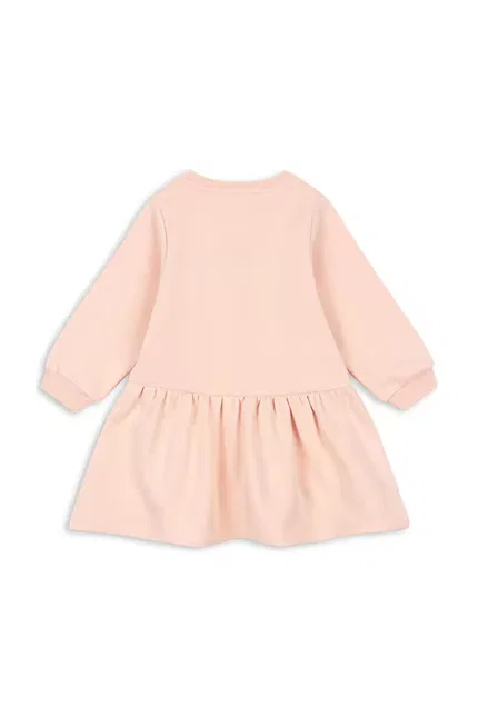 Платье детское трикотажное LOU TERRY SWEAT DRESS Konges Sløjd, розовый — фото 2