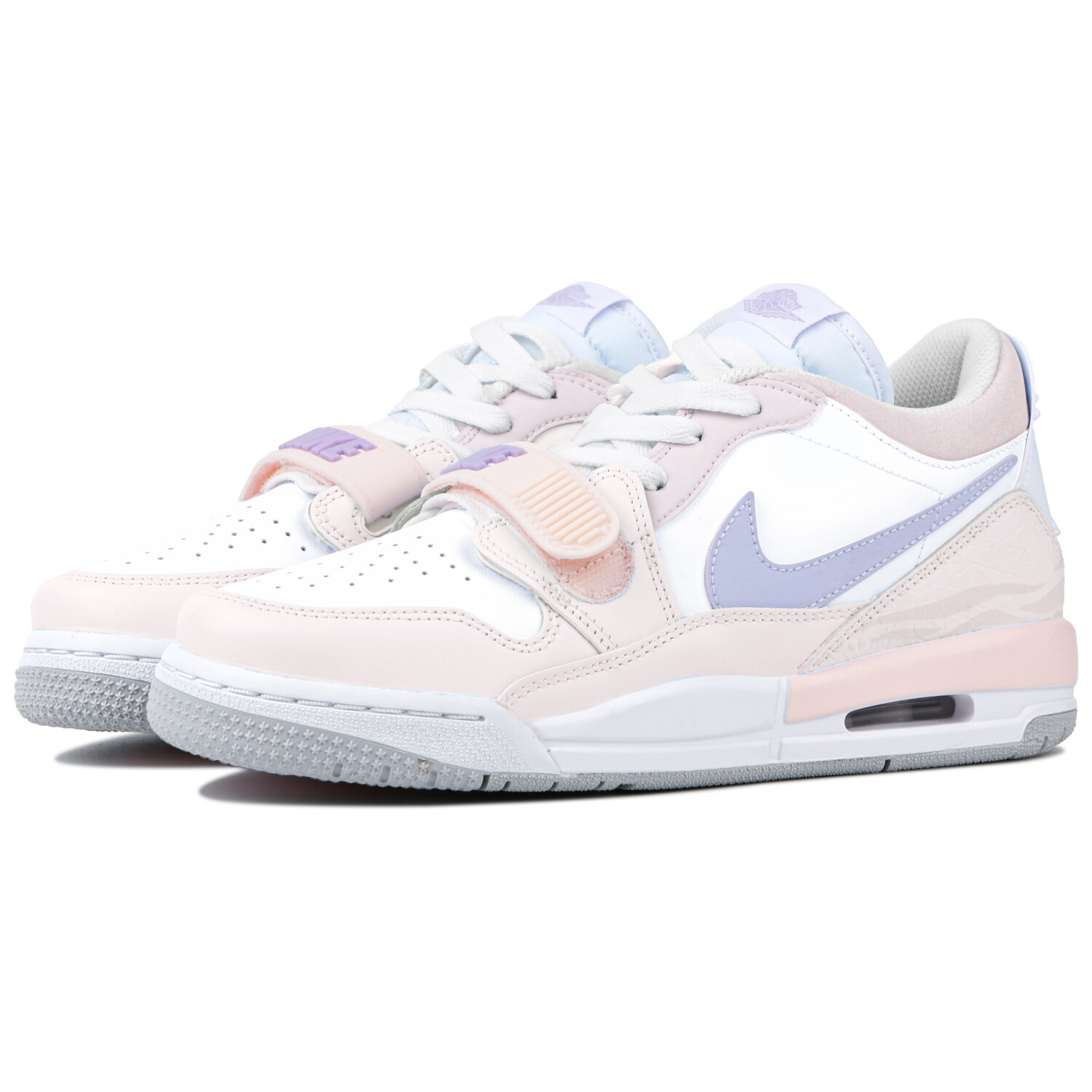 Кроссовки Jordan Legacy 312 Vintage Basketball Shoes Women's Low-top White/purple/pink, белый — фото 2