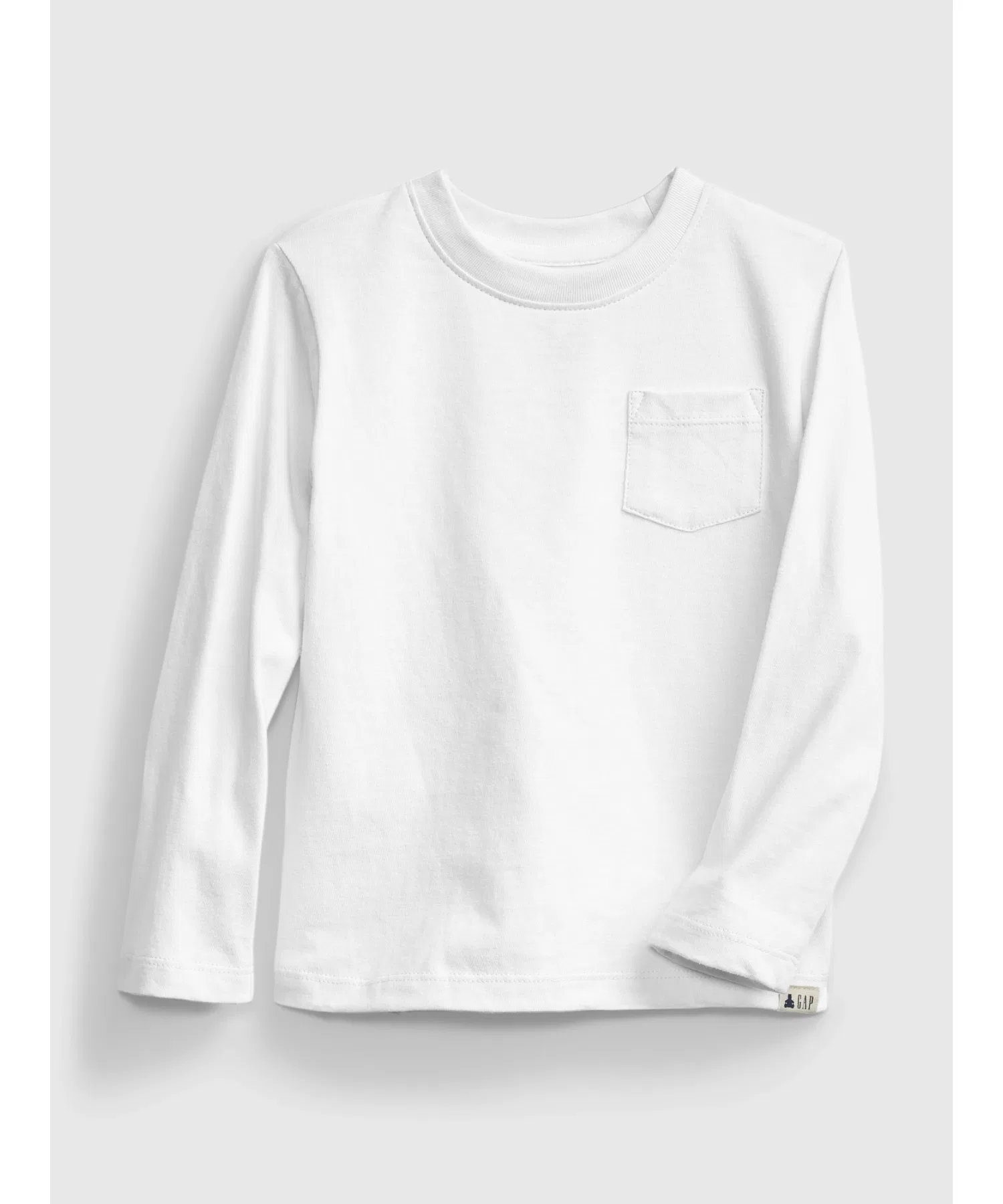 Детская футболка из органического хлопка GAP белая — фото 2