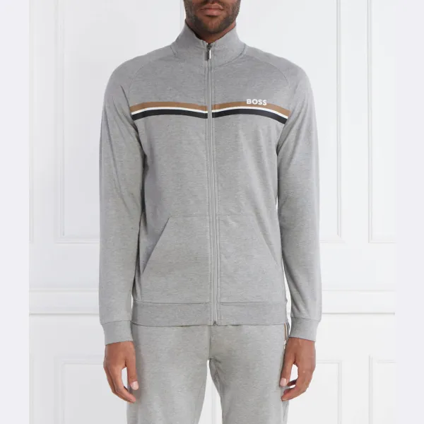 

Аутентичная толстовка стандартного кроя Boss, серый