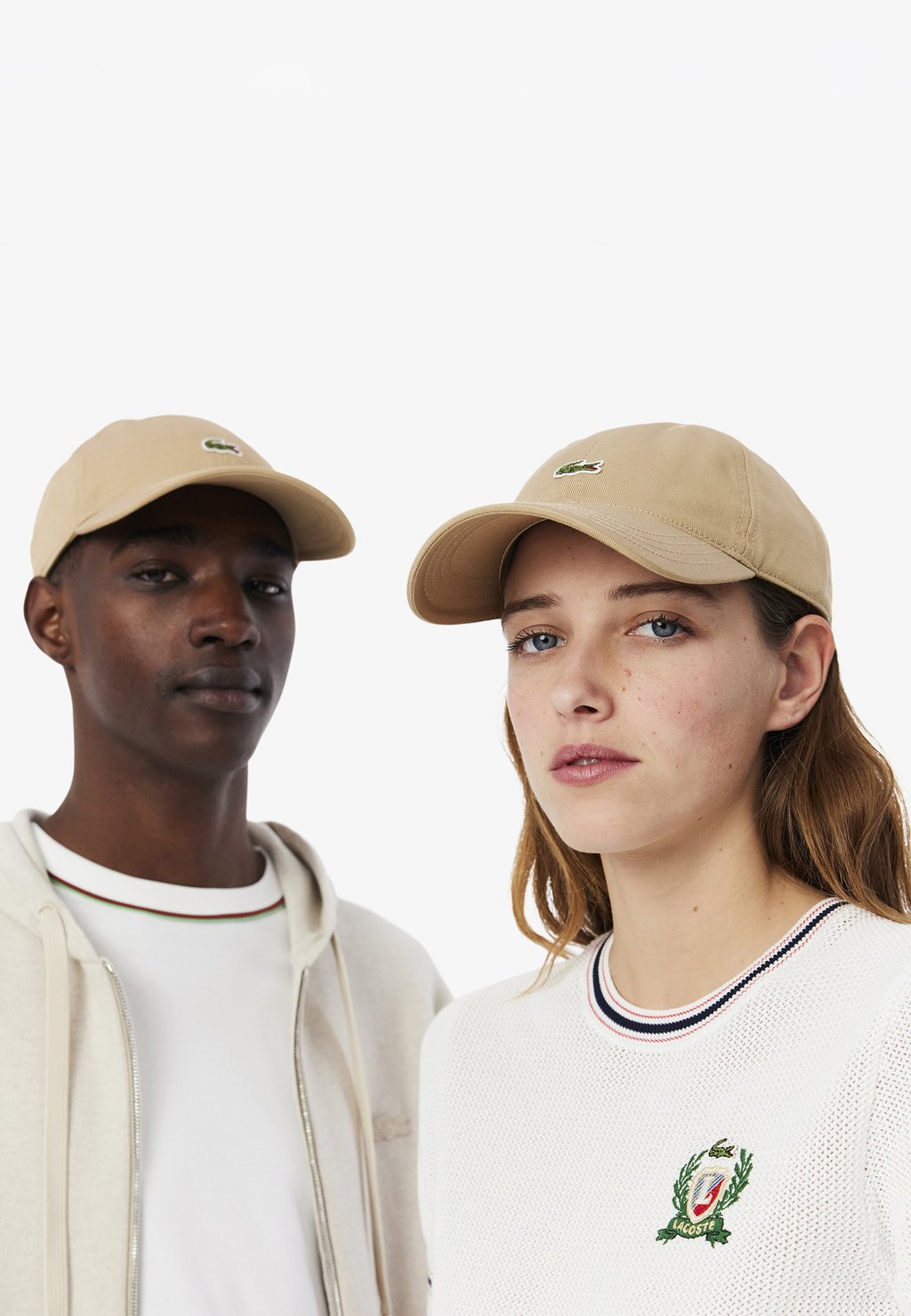 

Бейсболка Lacoste, бежевый