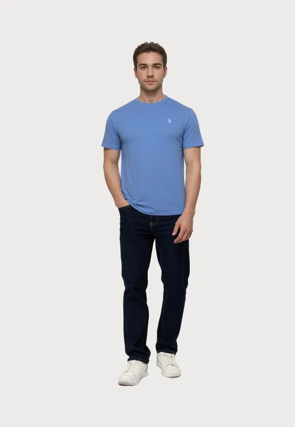 Простая футболка U.S. Polo Assn., Blau — фото 2