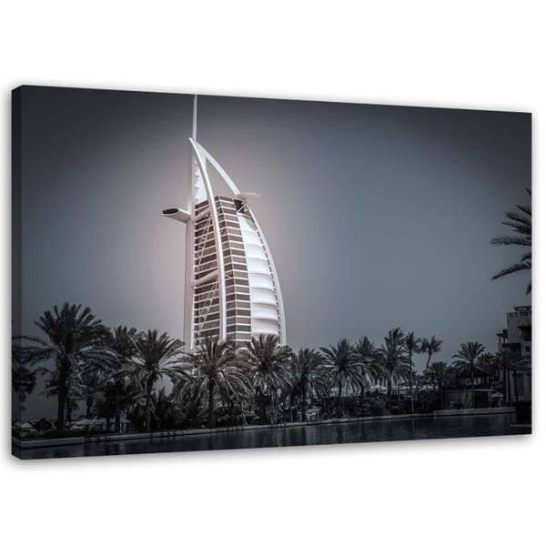 

Картина Feeby Hotel Burj Al Arab Architektur, черно-белый