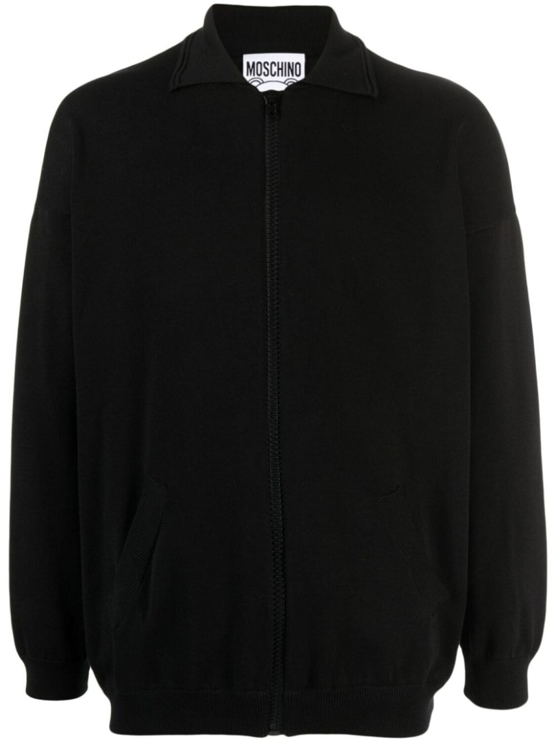 

Moschino кардиган Archive Teddy тонкой вязки, черный