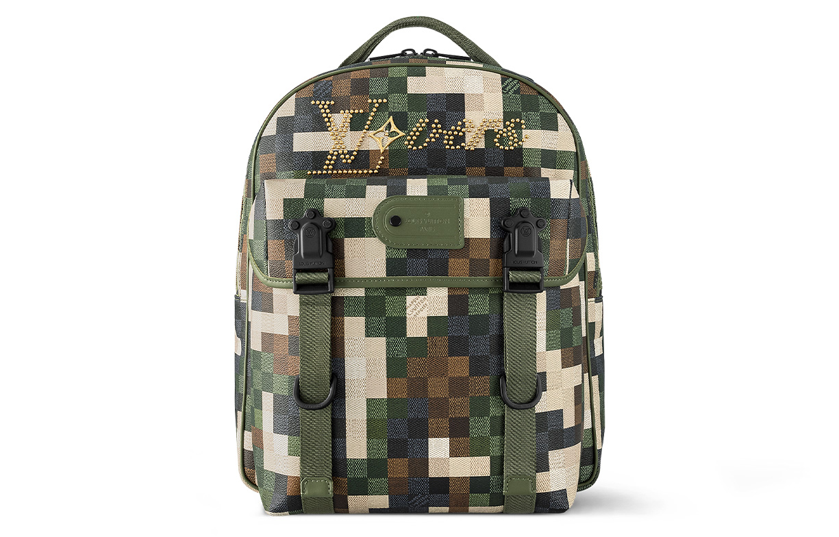 

Рюкзак из холста мужской камуфляжный LOUIS VUITTON