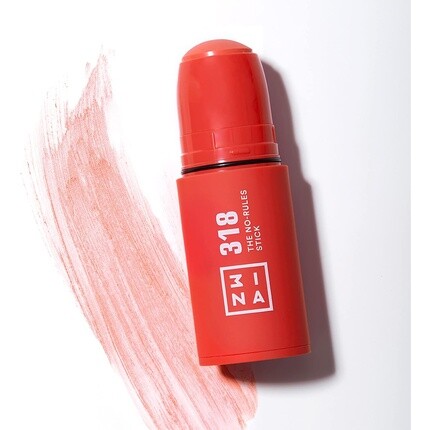 3INA MAKEUP The No Rules Stick 318 Коралловые румяна в стике Матовые с гиалуроновой кислотой Кремовые румяна для естественного результата Веганский продукт Не тестируется на животных 1 шт — фото 2