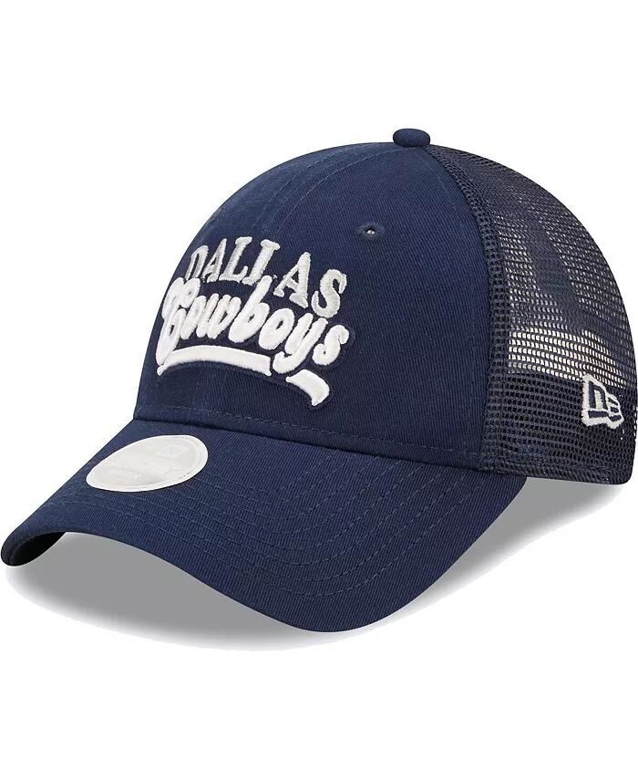 

Женская темно-синяя кепка Dallas Cowboys Team Trucker 9FORTY Snapback New Era, синий