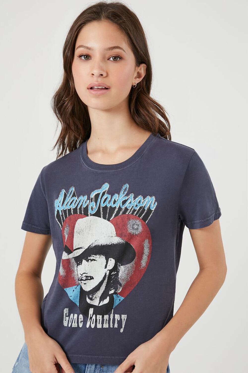 

Детская футболка с рисунком Alan Jackson Forever 21, синий