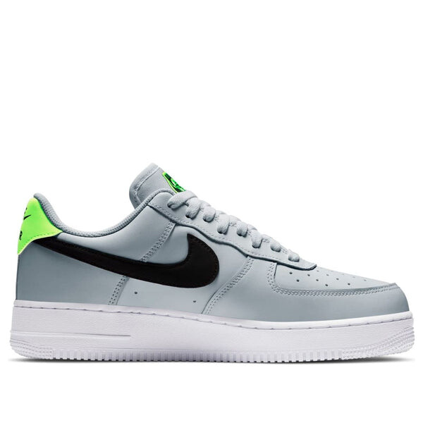 Кроссовки air force 1 '07 low 'worldwide pack - platinum green strike' Nike, белый — фото 2