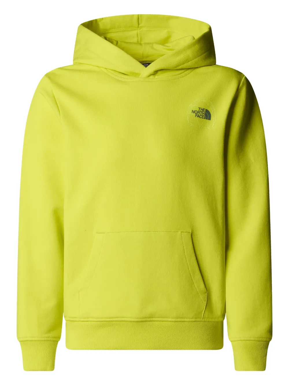 

Худи с графичным принтом The North Face Kids, желтый