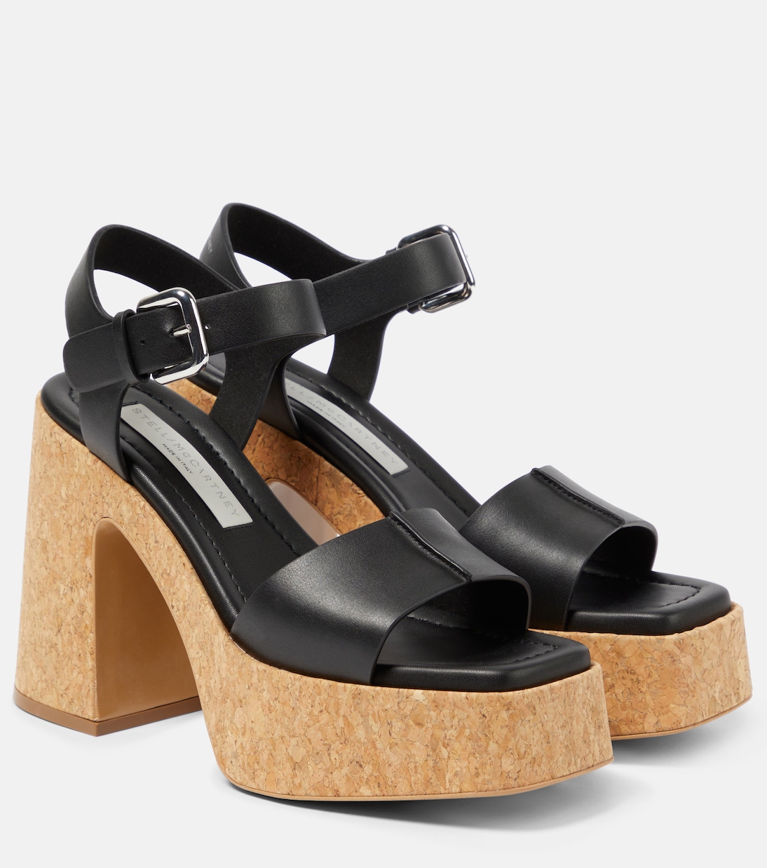 Сандалии Skyla из искусственной кожи на платформе Stella McCartney, черный