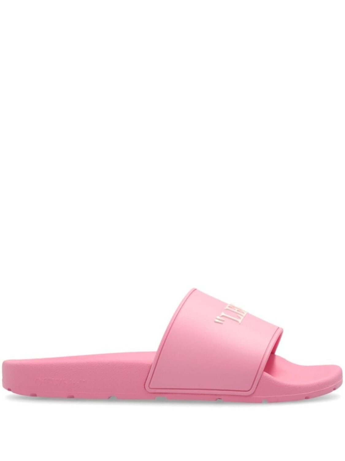 

Off-White слайды с логотипом Вирджила Абло, розовый