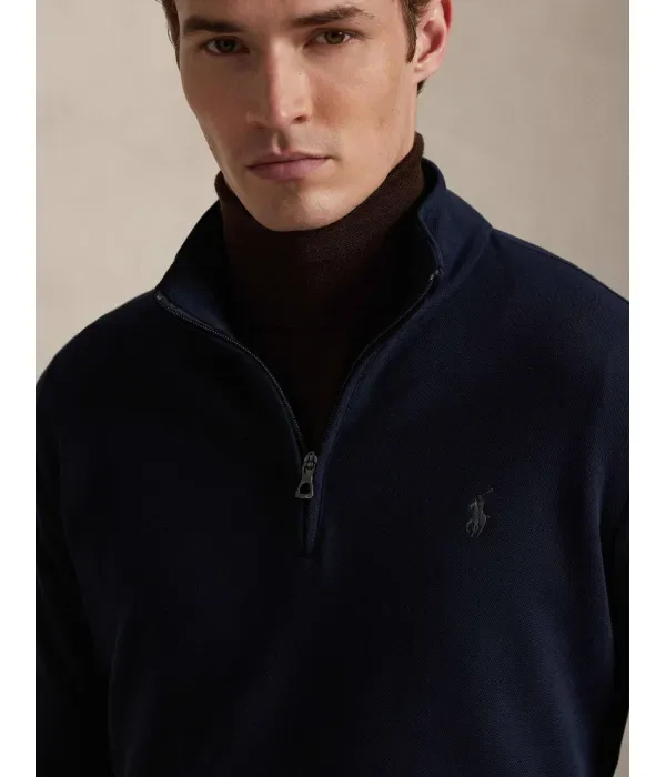 Толстовка regular fit Polo Ralph Lauren, темно-синий — фото 4