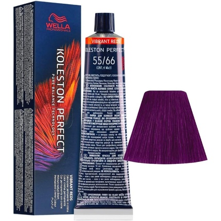 

Koleston Perfect Vibrant Reds 55/66 сладкий каштан интенсивный фиолетовый 60 мл, Wella