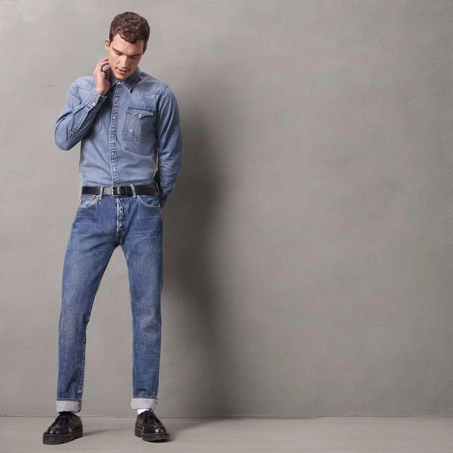 Джинсы, Levi's, Indigo Eyes Delta Destructed — фото 4
