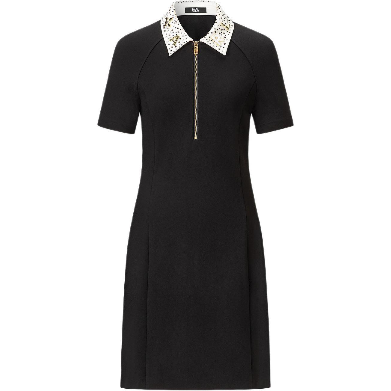 

KARL LAGERFELD / Karl Lagerfeld Jeans Платье с короткими рукавами KARL LAGERFELD женское черное