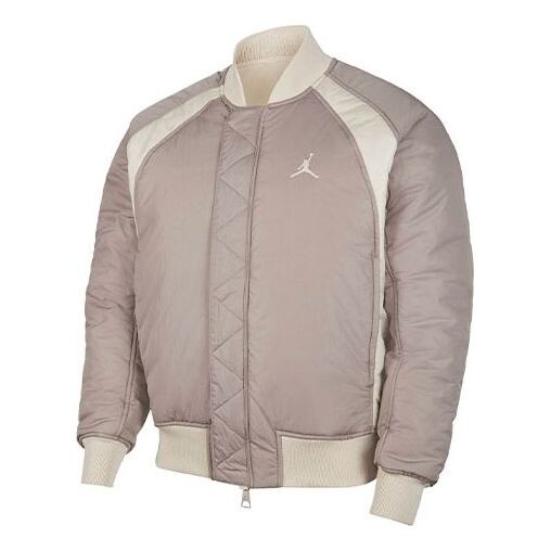 

Куртка men's essentials ma-1 reversible aviator woven logo padded clothes lime grey jacket Air Jordan, серый