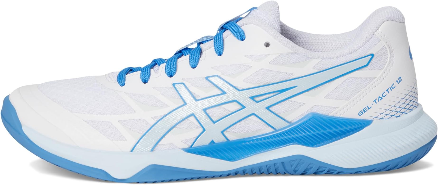 Кроссовки ASICS GEL-Tactic 12 Volleyball Shoe, White/Light Blue — фото 4
