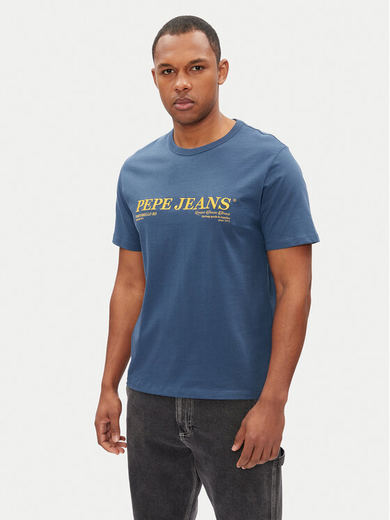

Футболка обычного кроя Dylan PM509728 Pepe Jeans, синий