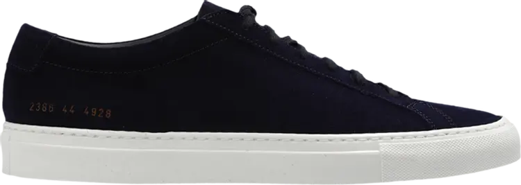 Кроссовки Common Projects Achilles Waxed Suede - Navy, синий