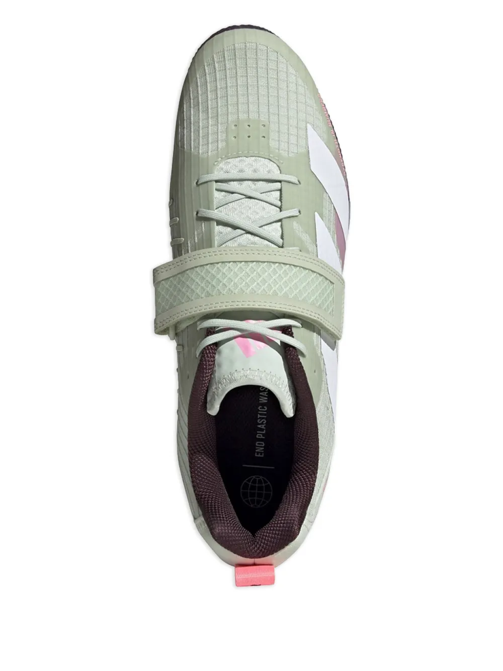 Кроссовки Adipower Weightlifting III Linen Green Adidas, зеленый — фото 2