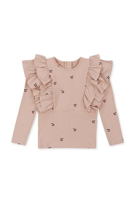 

Детский купальник с длинными рукавами Konges Sløjd, розовый