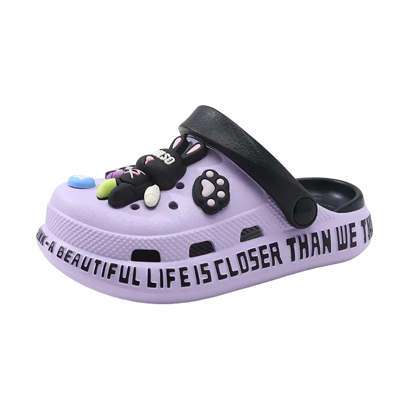 

Clogs Kids ABC KIDS, фиолетовый/черный