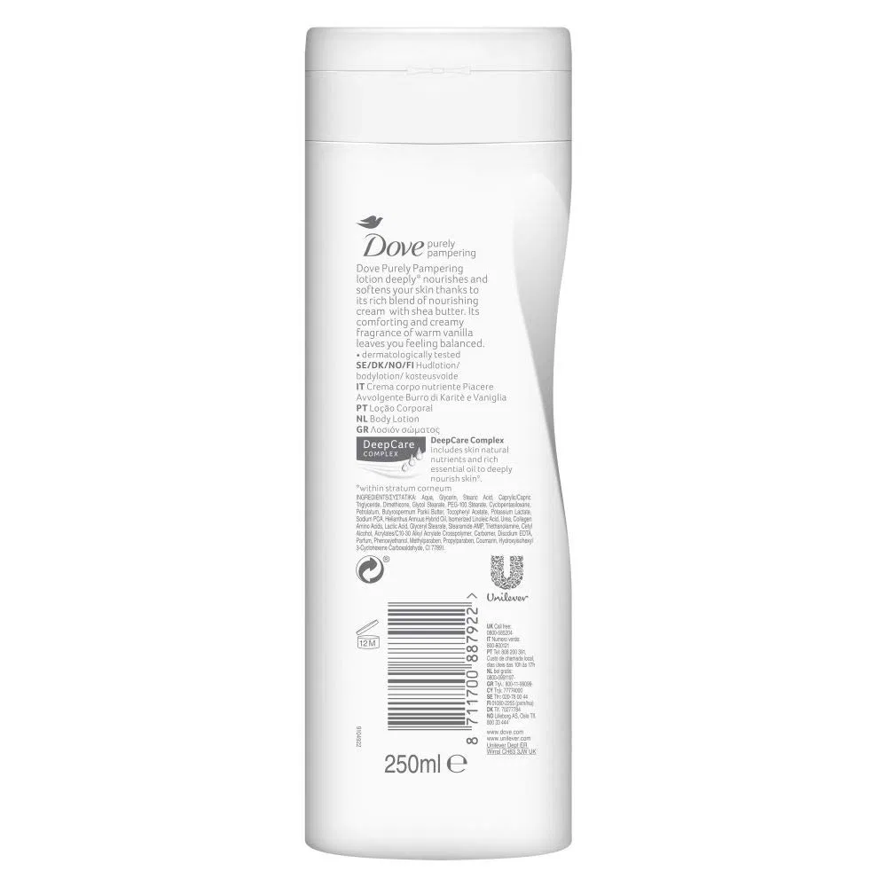 Питательный крем для тела с маслом ши и ванилью Dove, White — фото 2