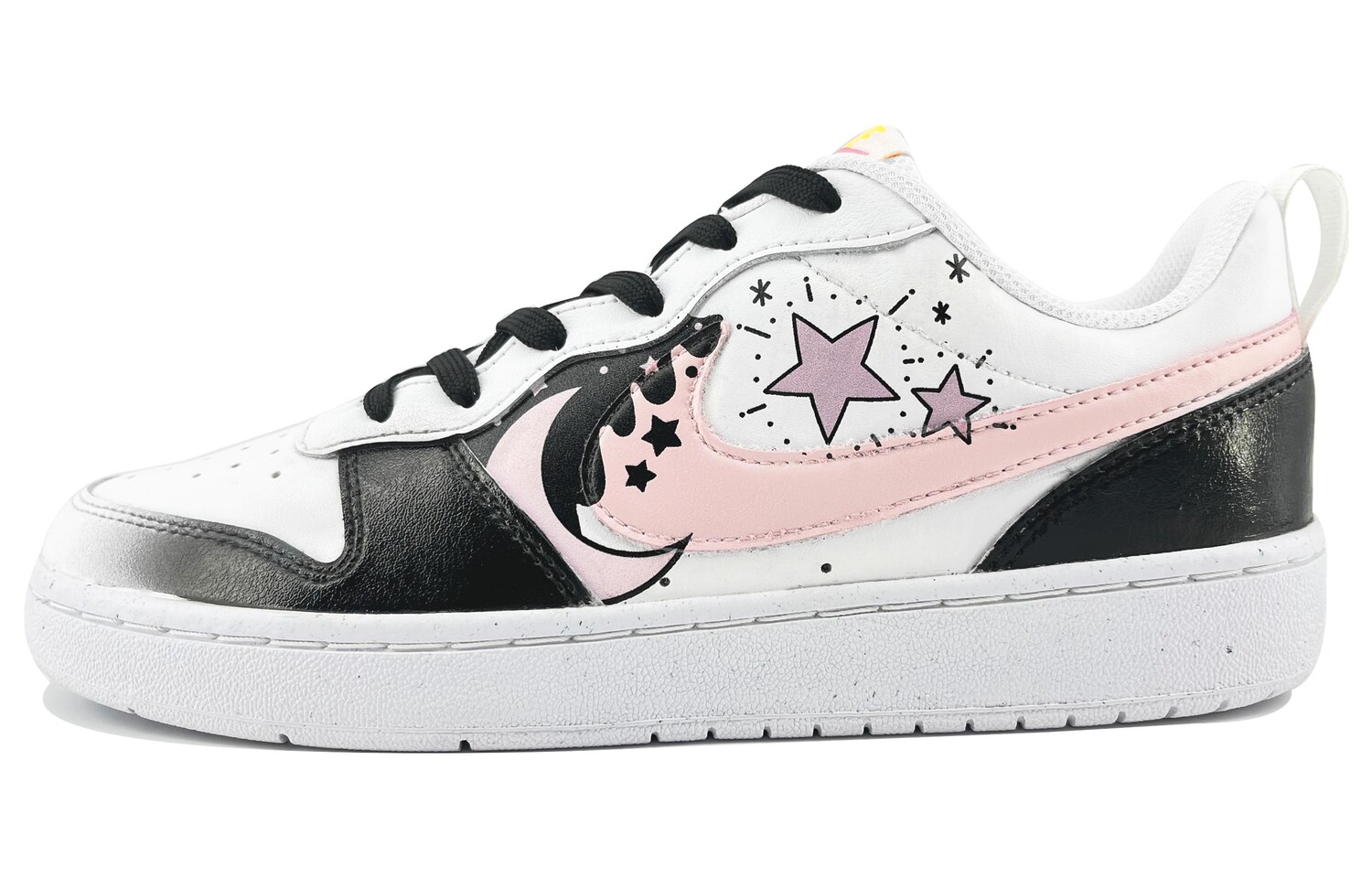 

Кроссовки для скейтбординга женские низкие черные/розовые/белые Nike, Черный, Кроссовки для скейтбординга женские низкие черные/розовые/белые Nike