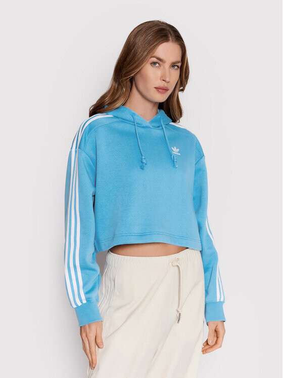 

Толстовка свободного кроя Adidas, синий