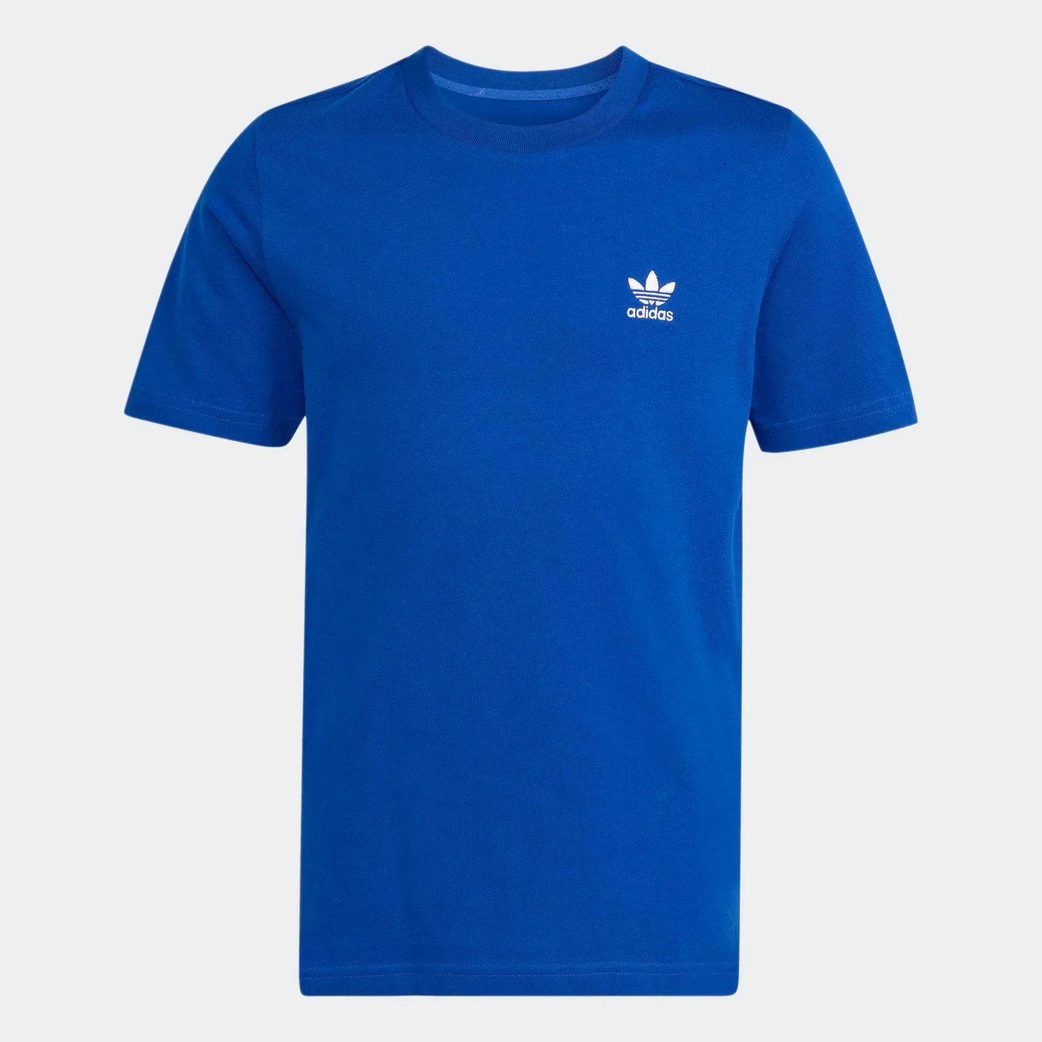 Футболка Adidas Originals Trefoil Essentials темно-синего цвета — фото 2