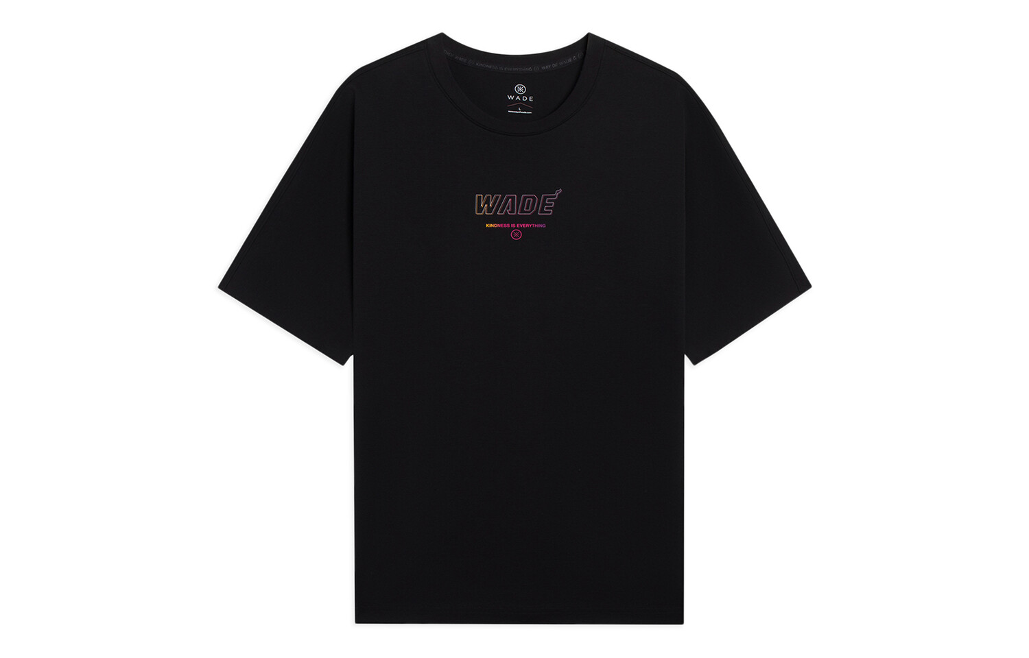 

Футболка Wade Collection унисекс, черная Lining, черный