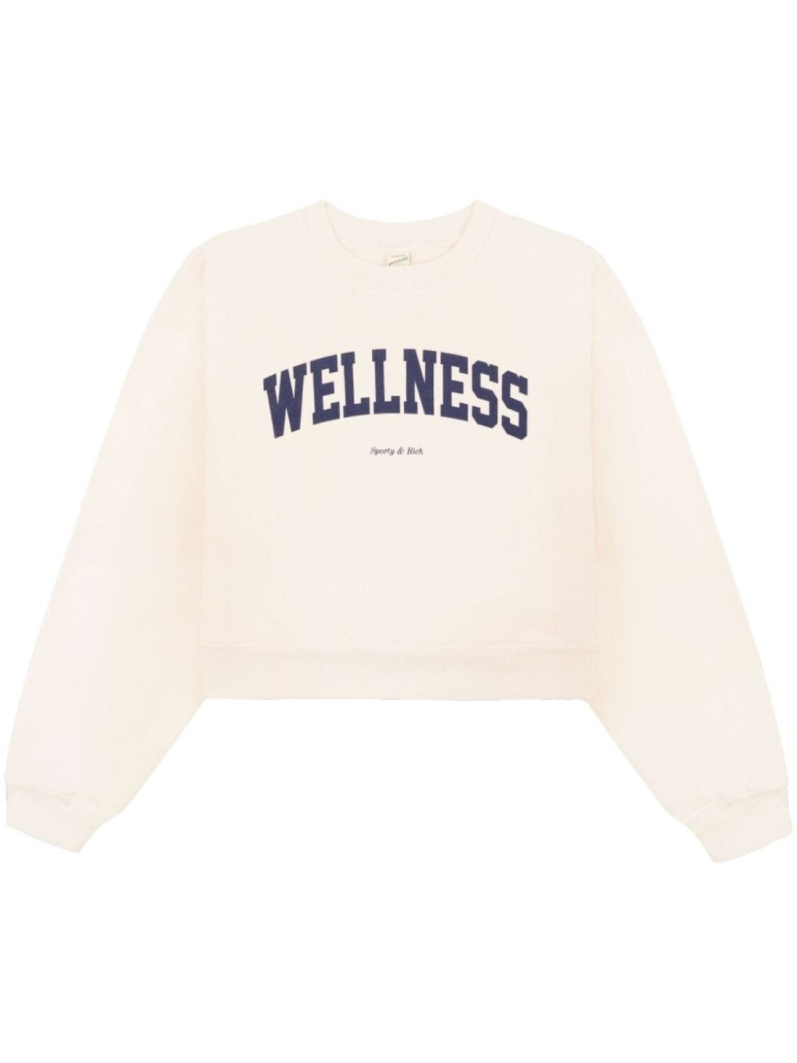 

Укороченная толстовка Wellness Ivy Sporty & Rich, белый