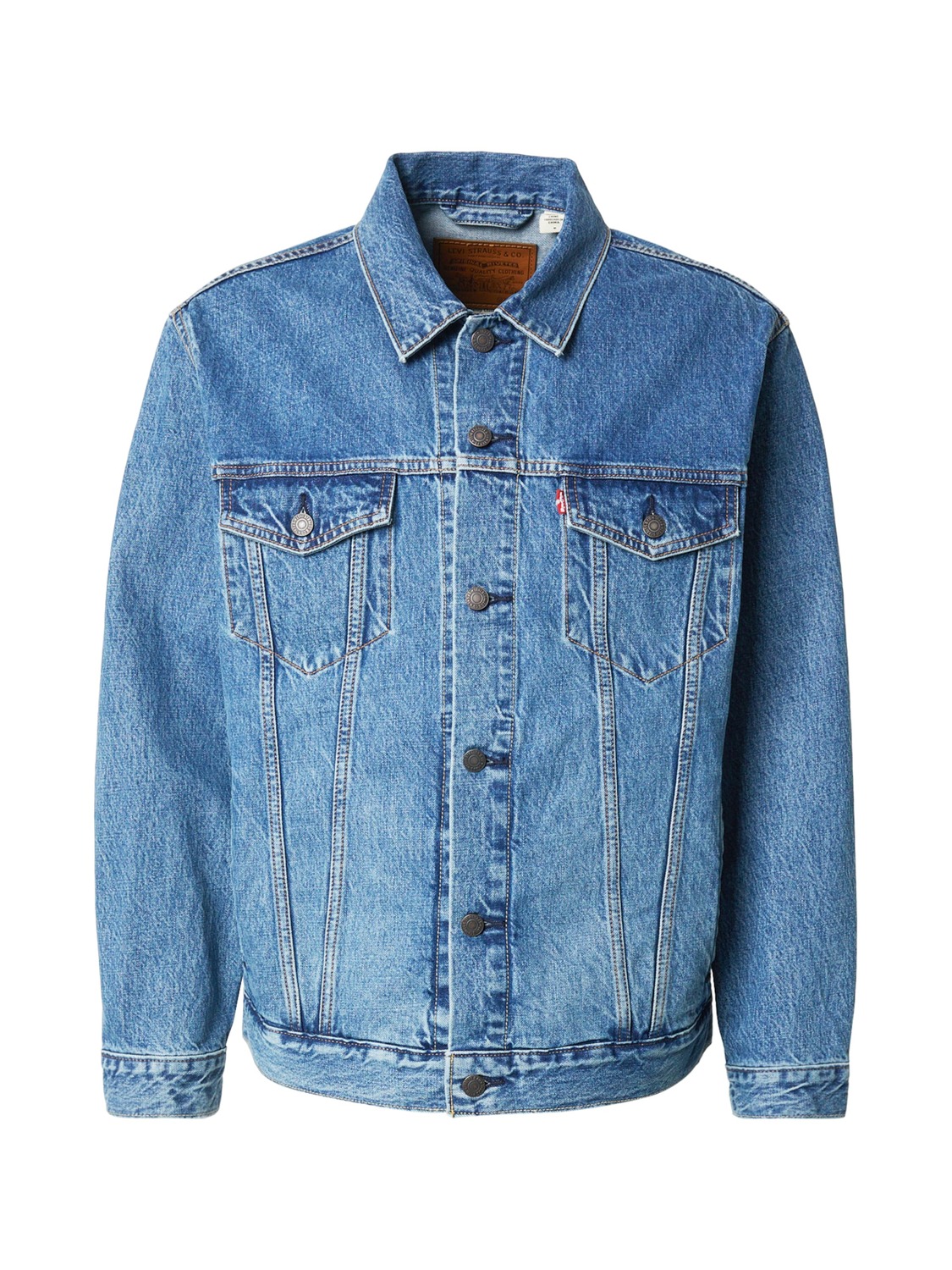 

LEVI'S Куртка для межсезонья 'Relaxed Type III Trucker Jacket' в синем цвете