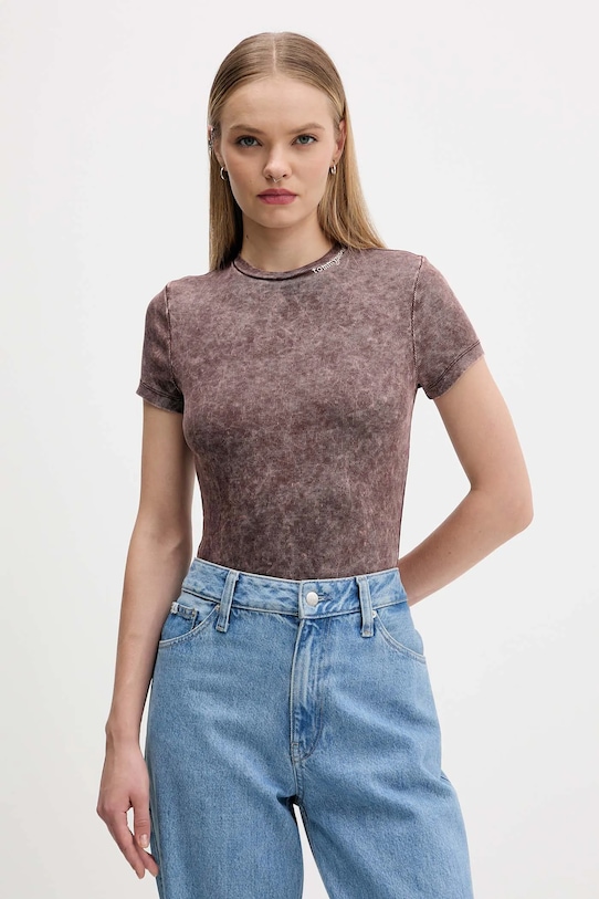 

Футболка Tommy Jeans, коричневый